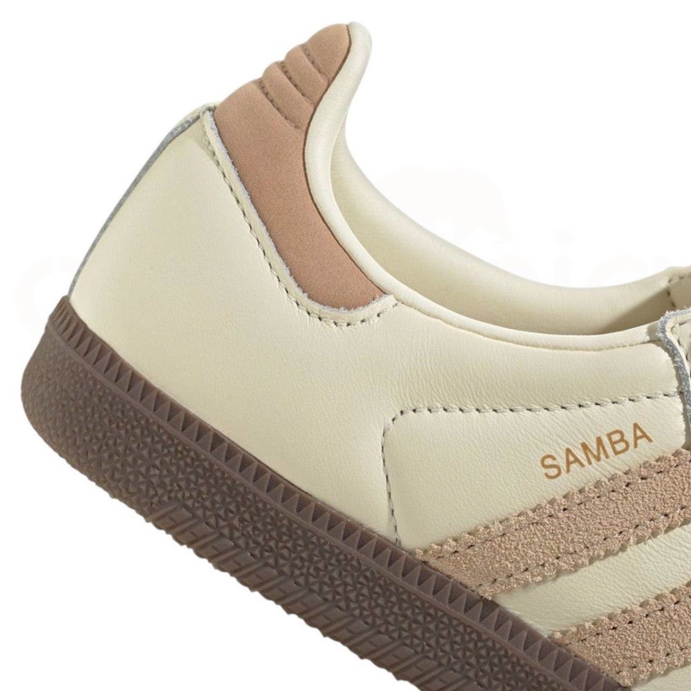 👟adidas SAMBA LT 休閒鞋 JH5706 奶茶棕｜奶茶色｜棕色底｜皮革｜麂皮｜平底鞋｜男女通用款鞋-細節圖10