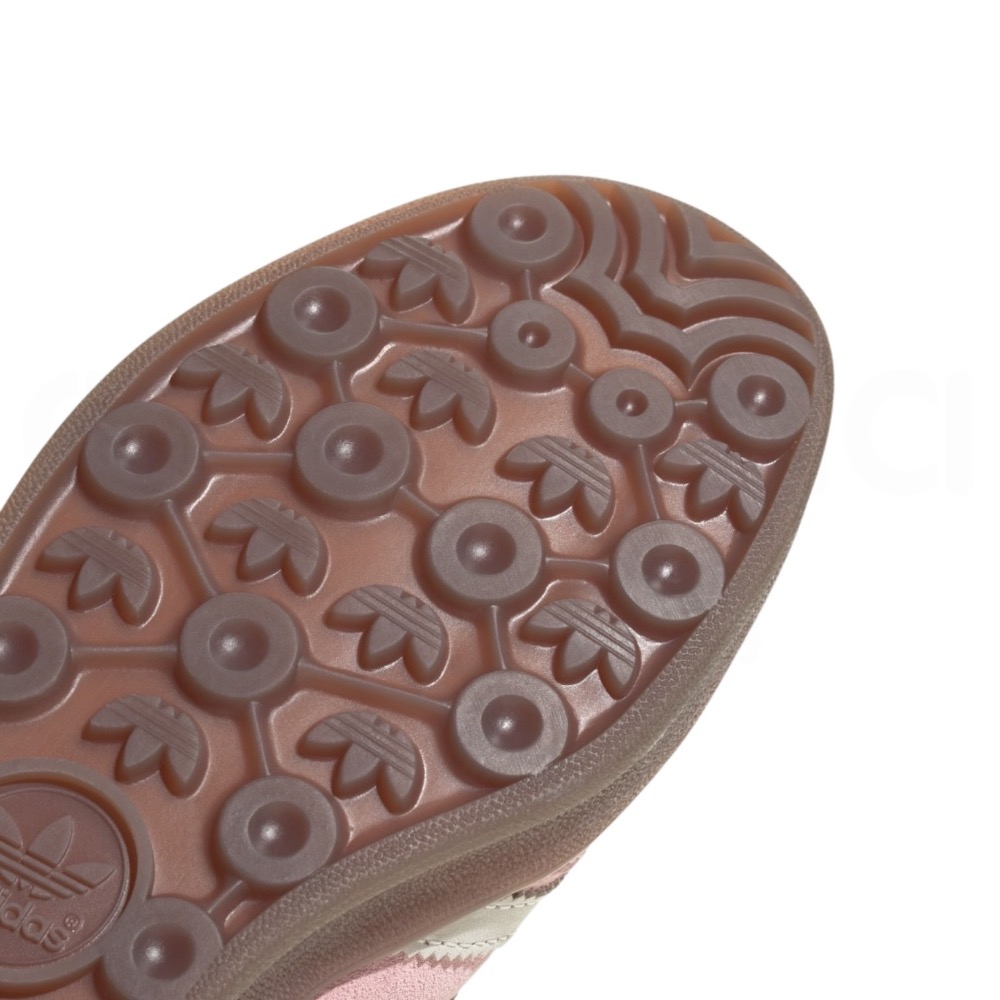 👟adidas GAZELLE INDOOR  休閒鞋 JI2716 粉白色｜粉紅色｜白色｜焦糖底｜皮革｜麂皮｜平底鞋-細節圖11