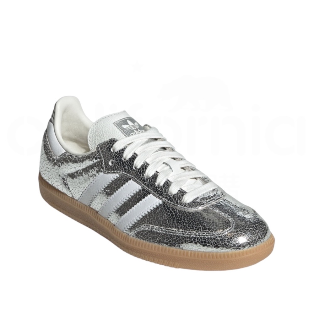 👟adidas SAMBA OG   休閒鞋 JR0035 液態銀｜銀白色｜銀色｜白色｜焦糖底｜裂紋｜皮革｜平底鞋｜男-細節圖8