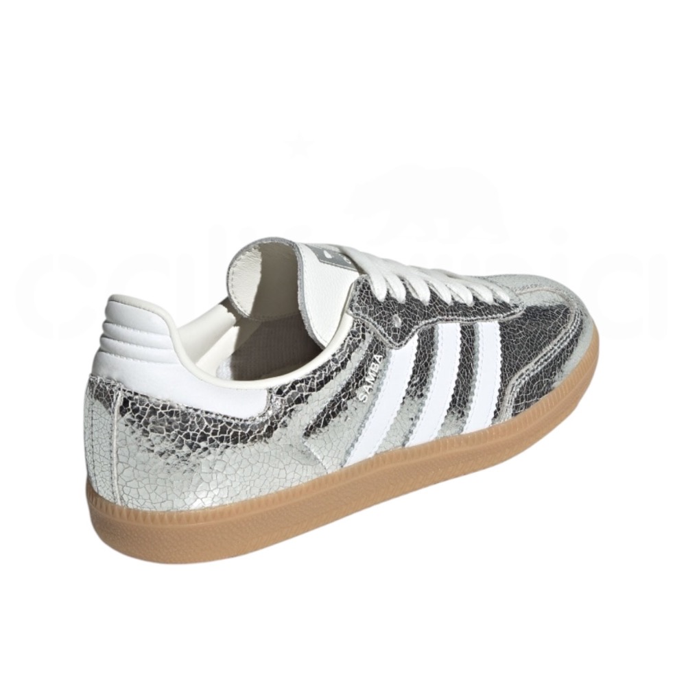 👟adidas SAMBA OG   休閒鞋 JR0035 液態銀｜銀白色｜銀色｜白色｜焦糖底｜裂紋｜皮革｜平底鞋｜男-細節圖11