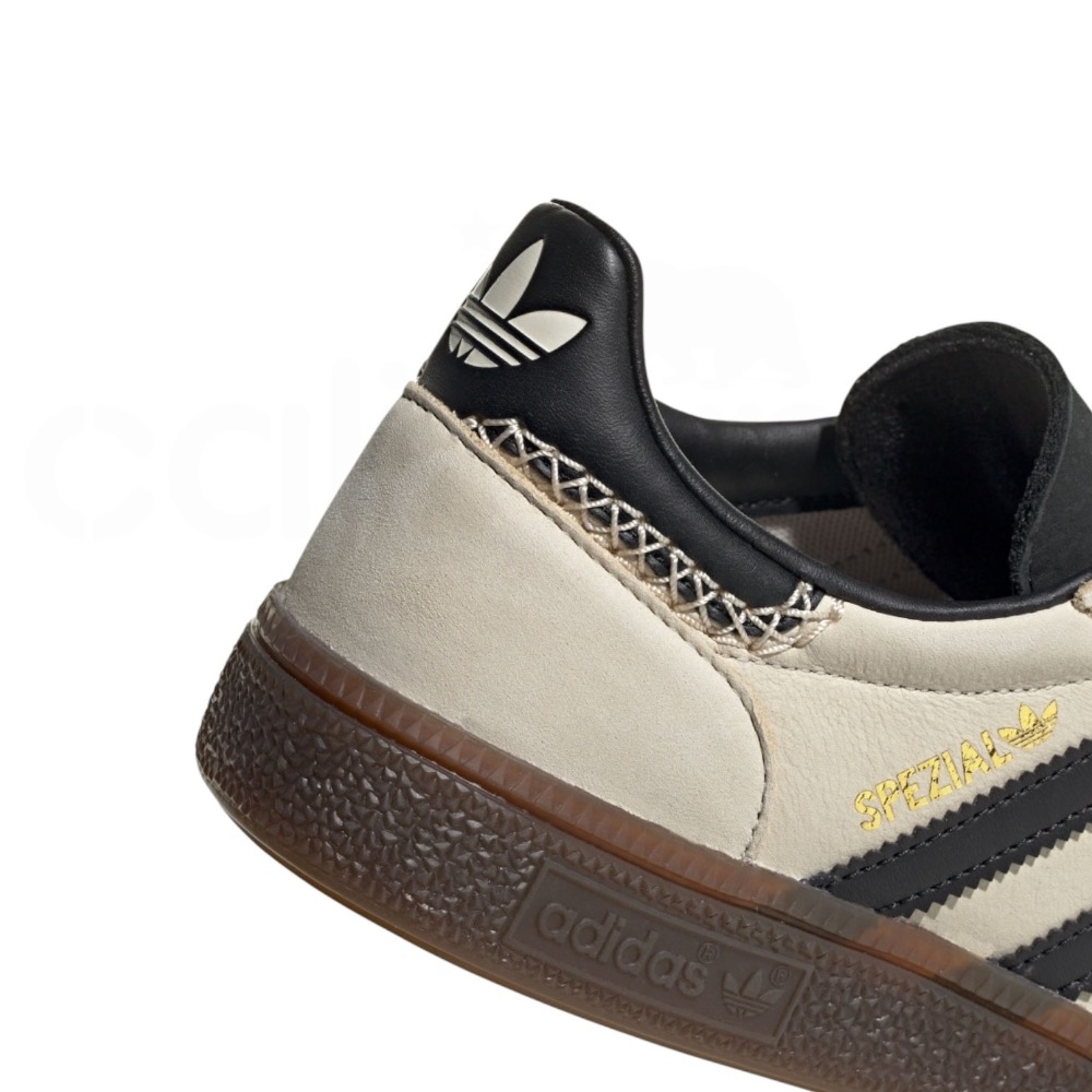 👟adidas HANDBALL SPEZIAL  休閒鞋 IE3698 米黑色｜米色｜黑色｜焦糖底｜皮革｜麂皮｜平底-細節圖9