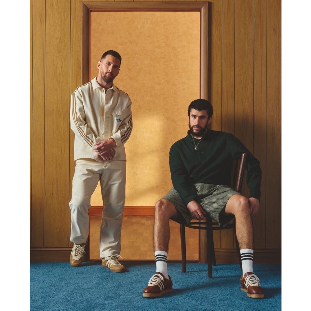 👟adidas GAZELLE INDOOR x Bad Bunny x Lionel Messi 聯名鞋 JR018-細節圖2
