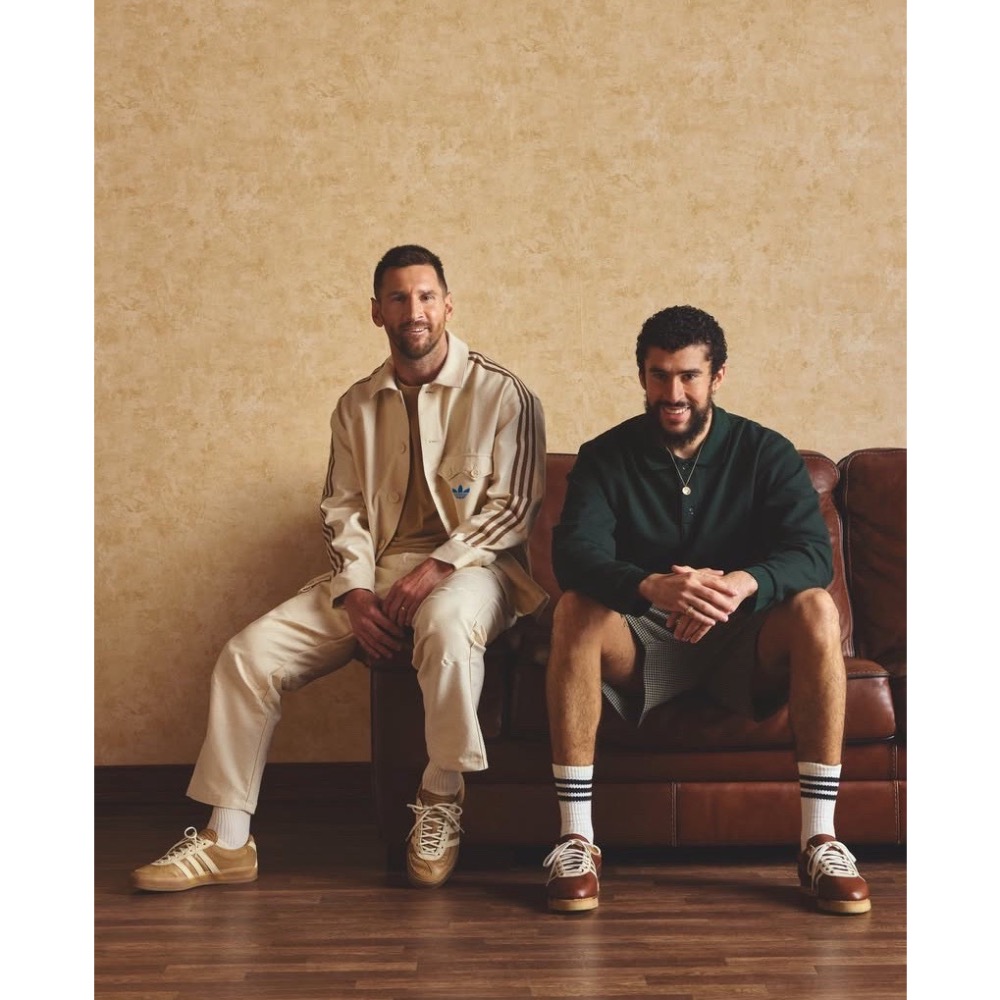 👟adidas GAZELLE INDOOR x Bad Bunny x Lionel Messi 聯名鞋 JR018-細節圖3