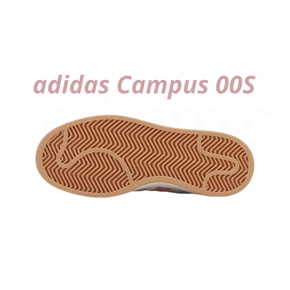 👟adidas Campus 00S 休閒鞋 JI2752 米白粉色｜米白色｜粉紅色｜焦糖底｜皮革｜麂皮｜平底鞋｜女款-細節圖10