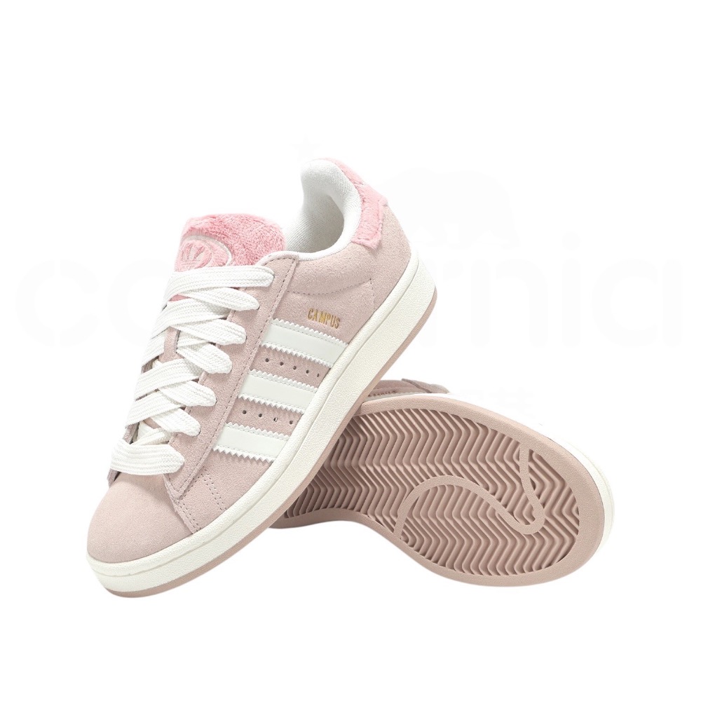 👟adidas Campus 00S 休閒鞋 JR8042 粉白色｜粉紅色｜粉藕色｜白色｜皮革｜麂皮｜平底鞋｜女款鞋-細節圖9