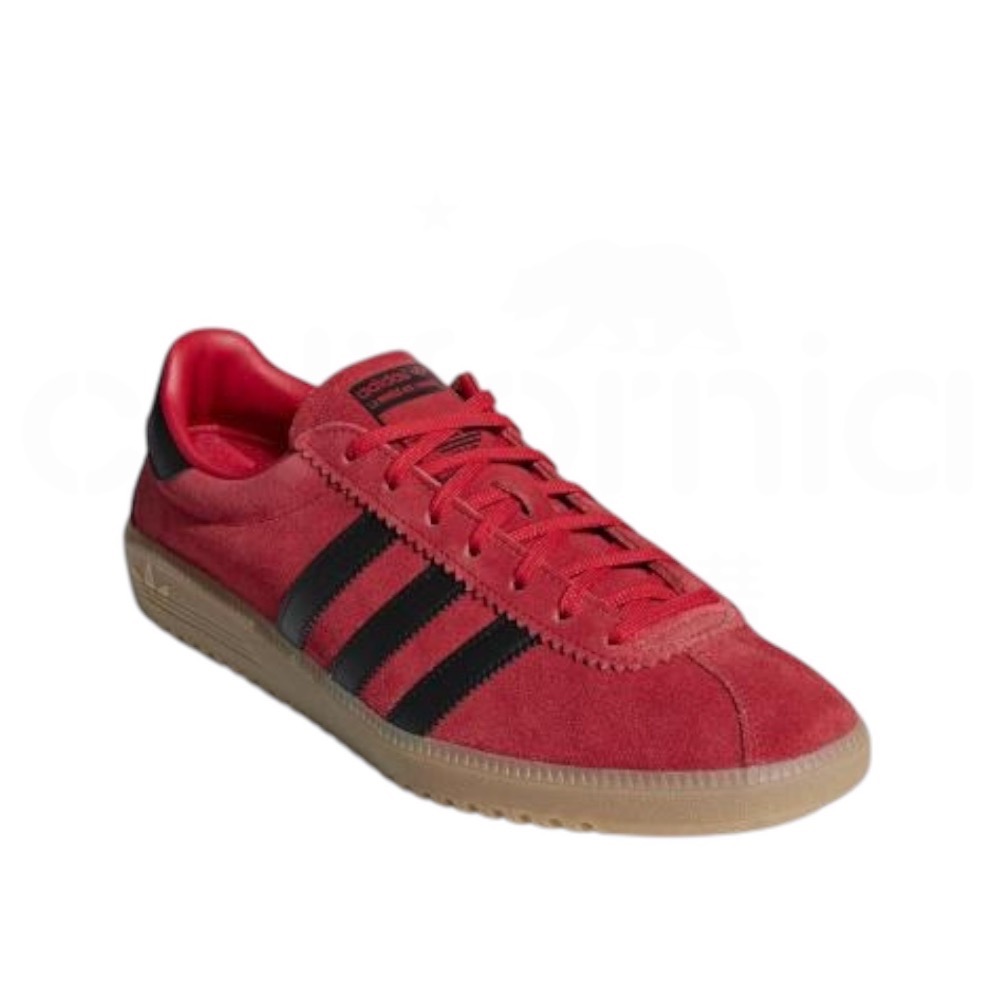 👟adidas Originals Bermuda 休閒鞋 紅黑色｜紅色｜黑色｜焦糖底｜皮革｜麂皮｜平底鞋｜男女通用款-細節圖8