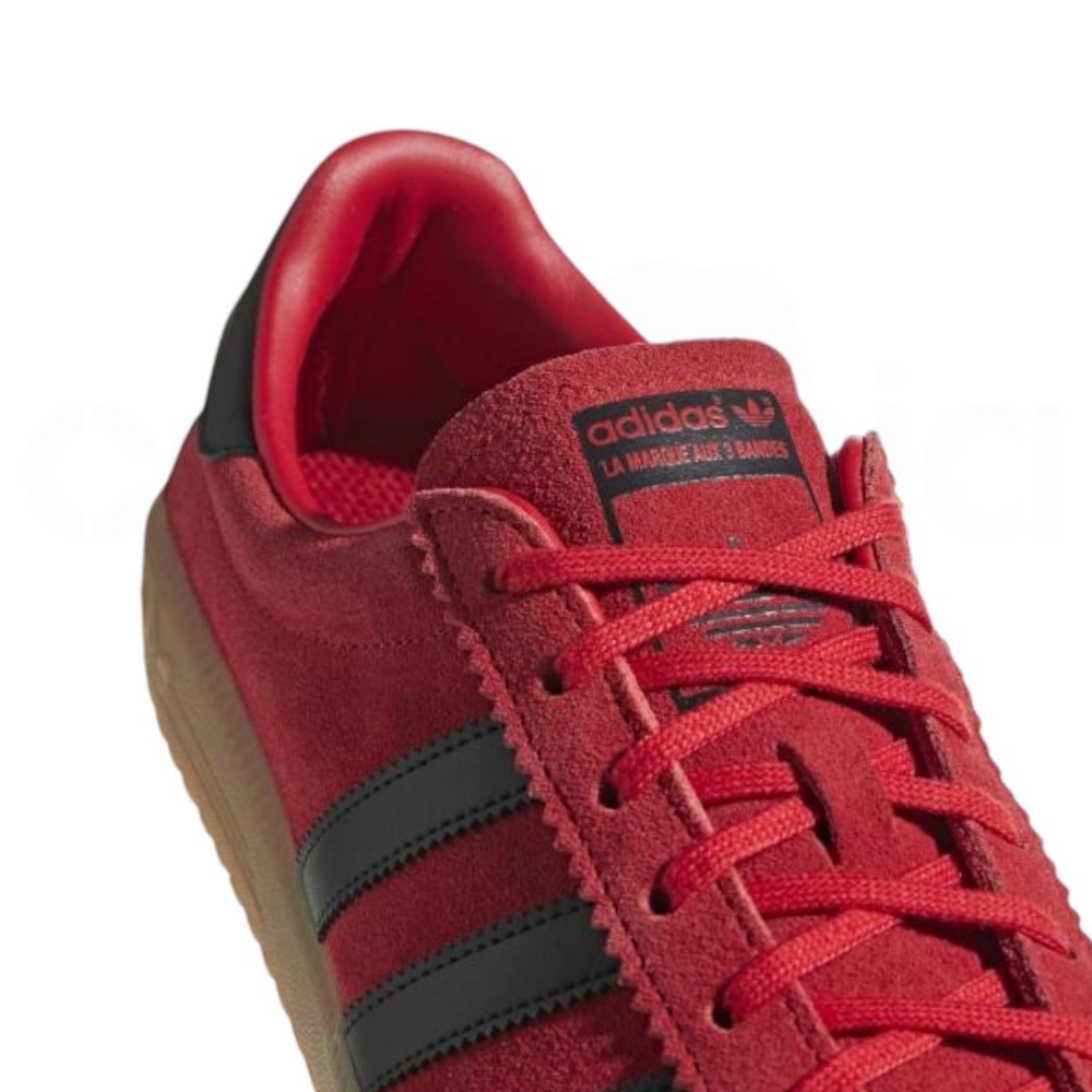 👟adidas Originals Bermuda 休閒鞋 紅黑色｜紅色｜黑色｜焦糖底｜皮革｜麂皮｜平底鞋｜男女通用款-細節圖10