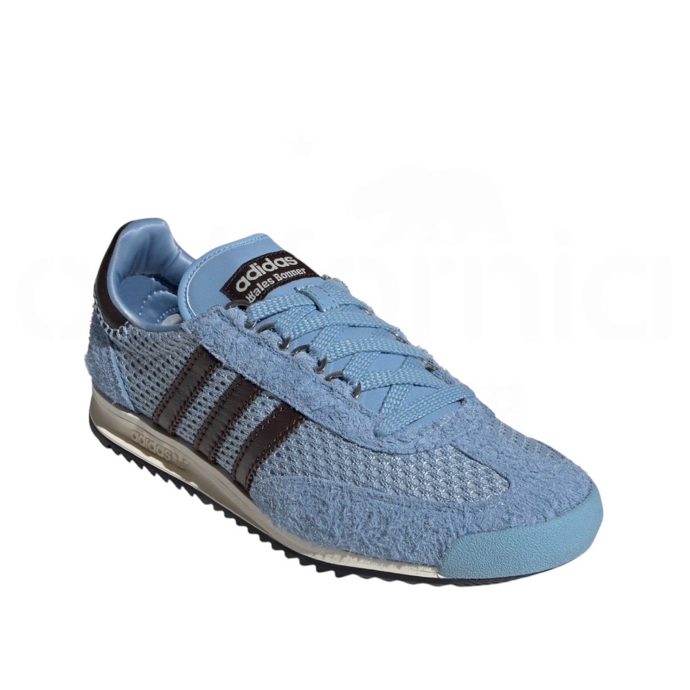 👟adidas X WALES BONNER SL76 聯名款休閒鞋 藍黑色｜湖水藍｜黑色｜白色｜皮革｜麂皮｜網格｜平-細節圖7