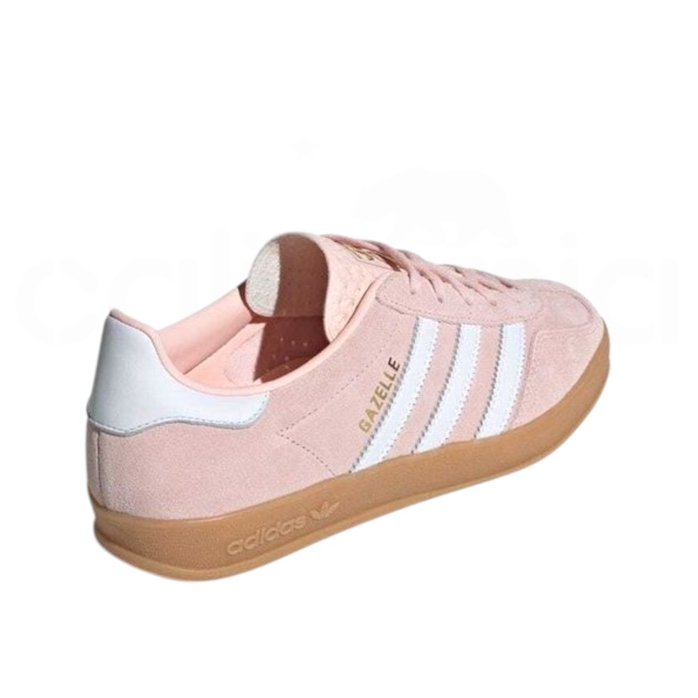 👟adidas GAZELLE INDOOR  休閒鞋 IH5484 粉白色｜粉紅色｜白色｜焦糖底｜皮革｜麂皮｜平底鞋-細節圖9