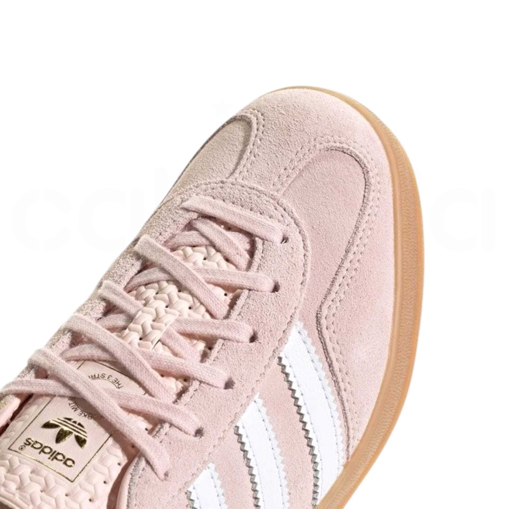 👟adidas GAZELLE INDOOR  休閒鞋 IH5484 粉白色｜粉紅色｜白色｜焦糖底｜皮革｜麂皮｜平底鞋-細節圖10