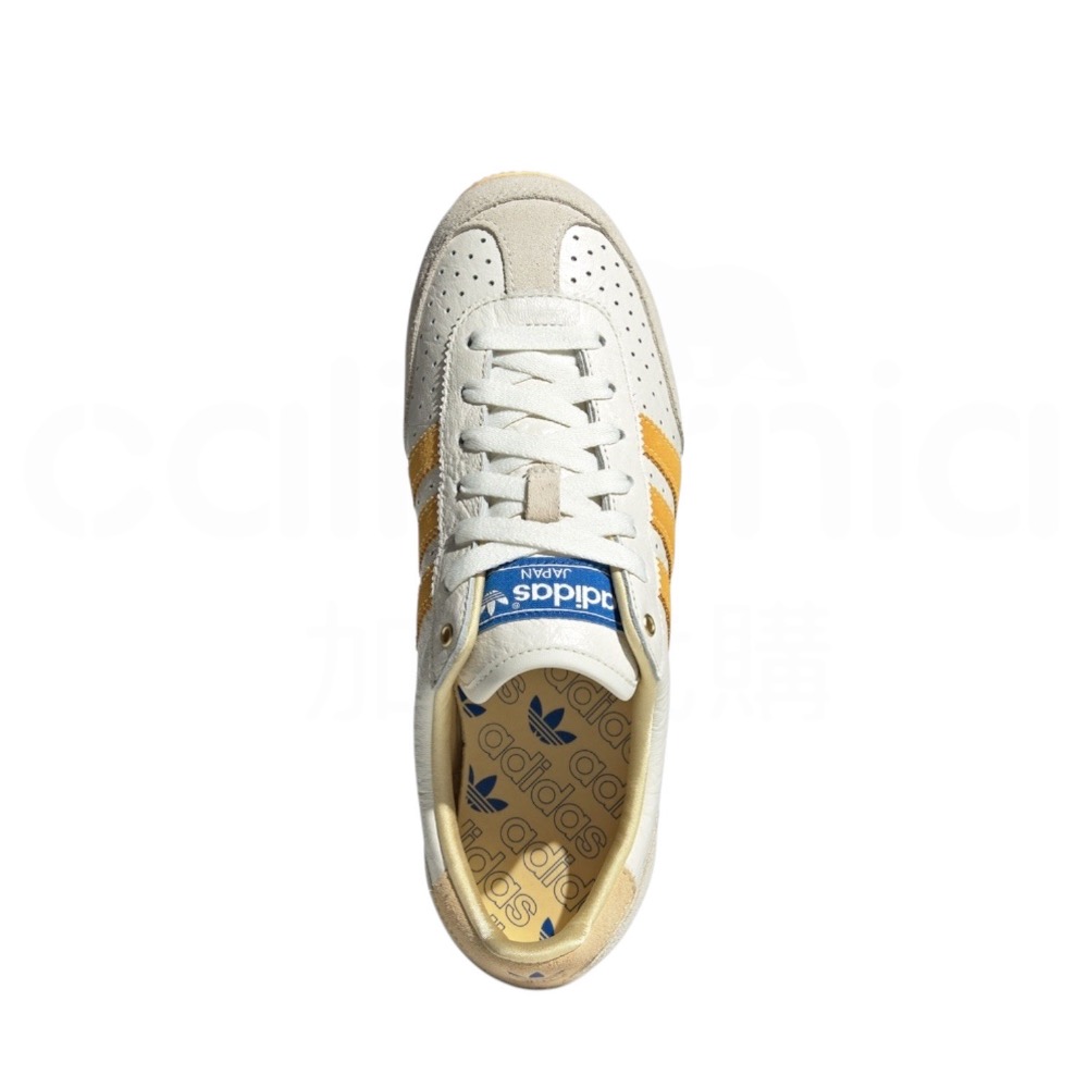 👟adidas JAPAN 休閒鞋 黃白色｜黃色｜芥末黃｜白色｜杏色｜黃色底｜皮革｜麂皮｜平底鞋｜男女通用款鞋-細節圖5