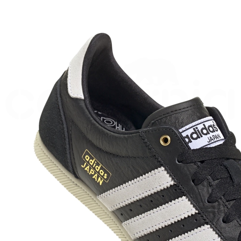 👟adidas JAPAN 休閒鞋 黑白色｜黑色｜白色｜白色底｜皮革｜麂皮｜平底鞋｜男女通用款鞋-細節圖10