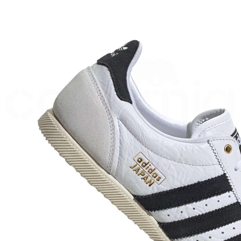 👟adidas JAPAN 休閒鞋 白黑色｜白色｜黑色｜白色底｜皮革｜麂皮｜平底鞋｜男女通用款鞋-細節圖11