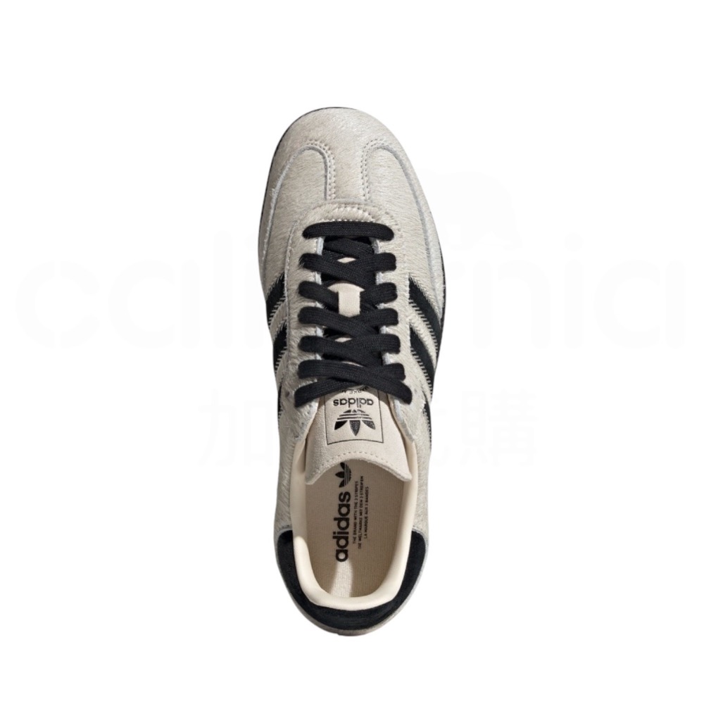 👟adidas SAMBA OG  休閒鞋 骨白黑｜骨白色｜黑色｜黑色底｜皮革｜仿馬毛｜平底鞋｜男女通用款鞋-細節圖6