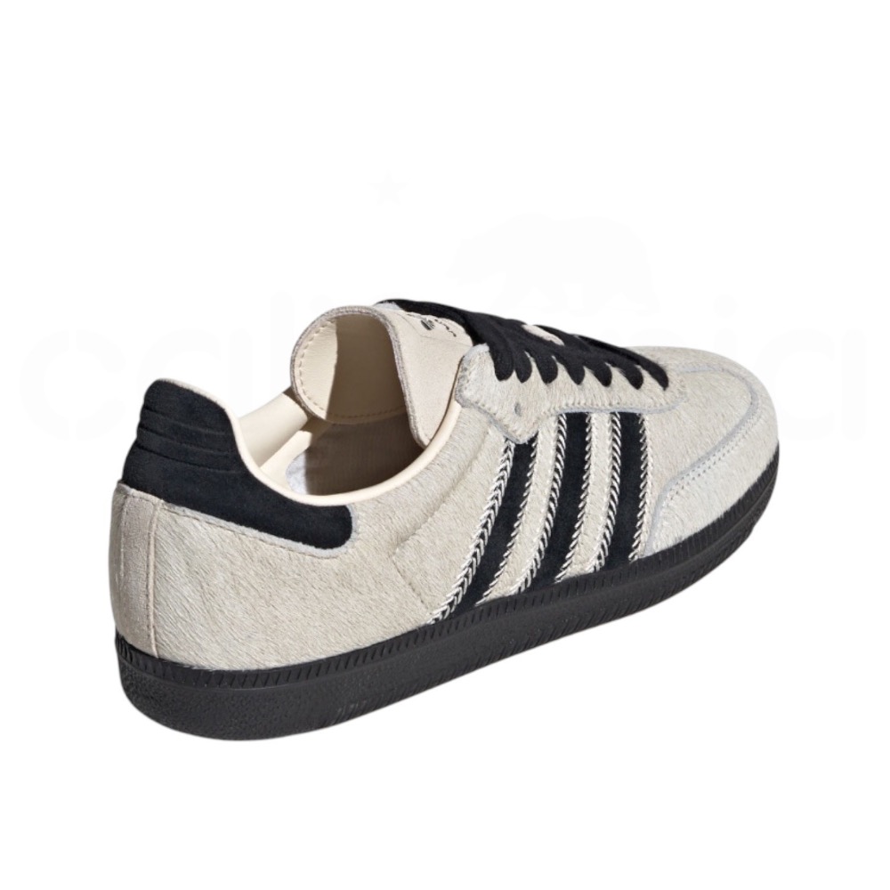 👟adidas SAMBA OG  休閒鞋 骨白黑｜骨白色｜黑色｜黑色底｜皮革｜仿馬毛｜平底鞋｜男女通用款鞋-細節圖8