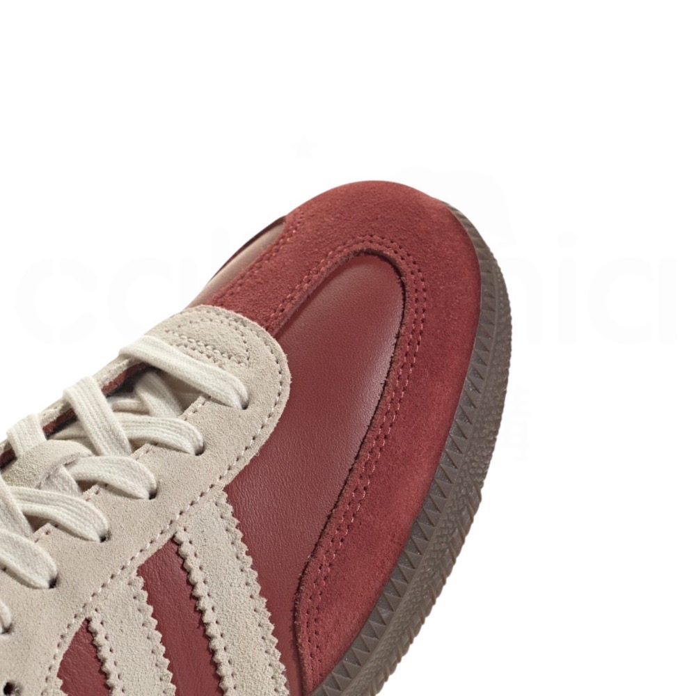 👟adidas SAMBA OG  休閒鞋 紅白色｜紅色｜奶油色｜咖啡底｜皮革｜麂皮｜平底鞋｜男女通用款鞋-細節圖9