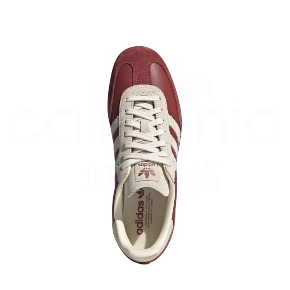 👟adidas SAMBA OG  休閒鞋 紅白色｜紅色｜奶油色｜咖啡底｜皮革｜麂皮｜平底鞋｜男女通用款鞋-細節圖10