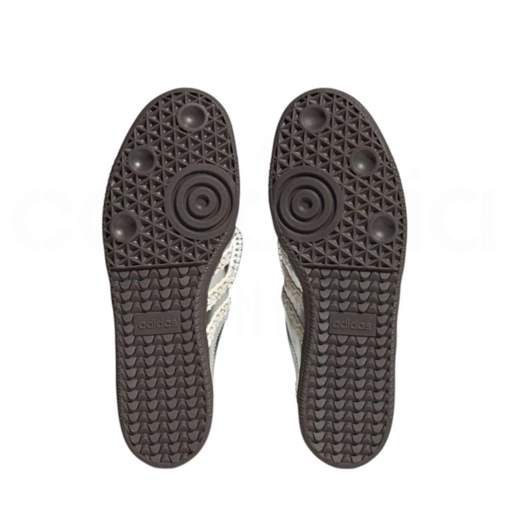 👟adidas X WALES BONNER 聯名款休閒鞋 銀白色｜液態銀｜銀色｜蕾絲｜咖啡底｜皮革｜平底鞋｜男女通用-細節圖8