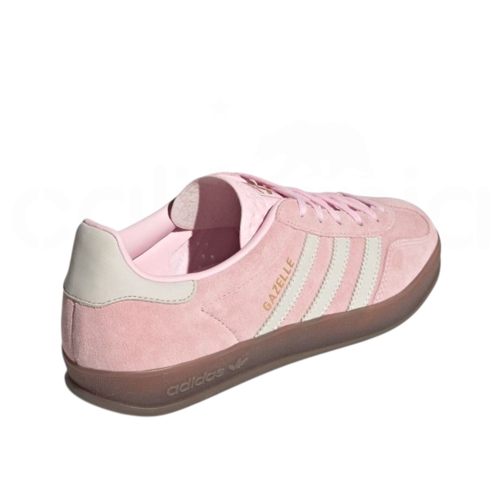 👟adidas GAZELLE INDOOR  休閒鞋 JI2716 粉白色｜粉紅色｜白色｜焦糖底｜皮革｜麂皮｜平底-細節圖8