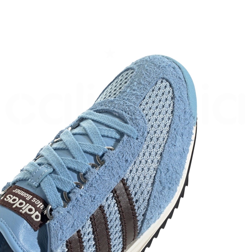 👟adidas X WALES BONNER SL76 聯名款休閒鞋 藍黑色｜湖水藍｜黑色｜白色｜皮革｜麂皮｜網格-細節圖9
