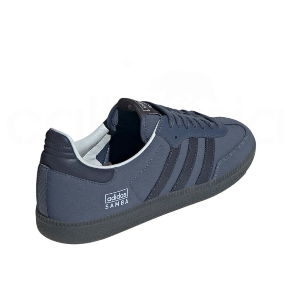 👟adidas SAMBA OG  休閒鞋 藍黑色｜海軍藍｜深藍色｜黑色｜黑色底｜皮革｜尼龍｜反光｜平底鞋｜男女通用款-細節圖4