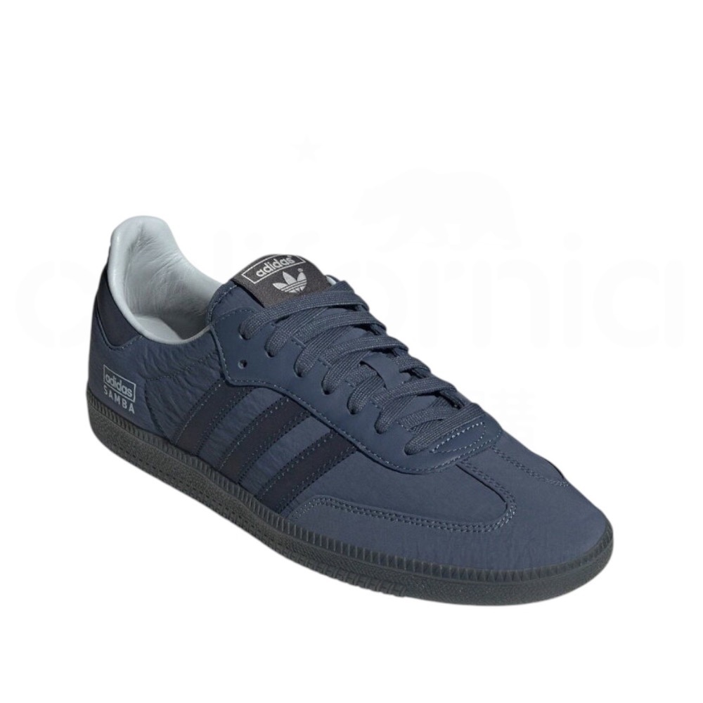 👟adidas SAMBA OG  休閒鞋 藍黑色｜海軍藍｜深藍色｜黑色｜黑色底｜皮革｜尼龍｜反光｜平底鞋｜男女通用款-細節圖5