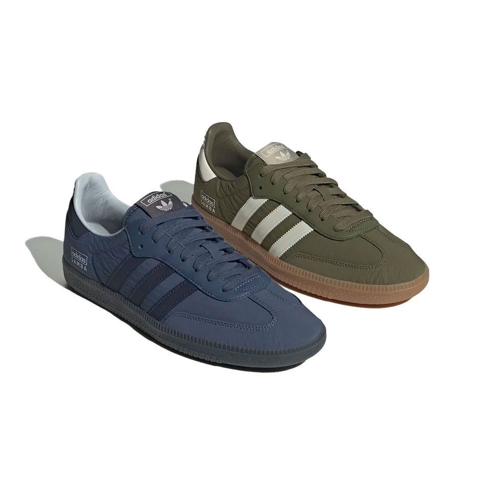 👟adidas SAMBA OG  休閒鞋 藍黑色｜海軍藍｜深藍色｜黑色｜黑色底｜皮革｜尼龍｜反光｜平底鞋｜男女通用款-細節圖11