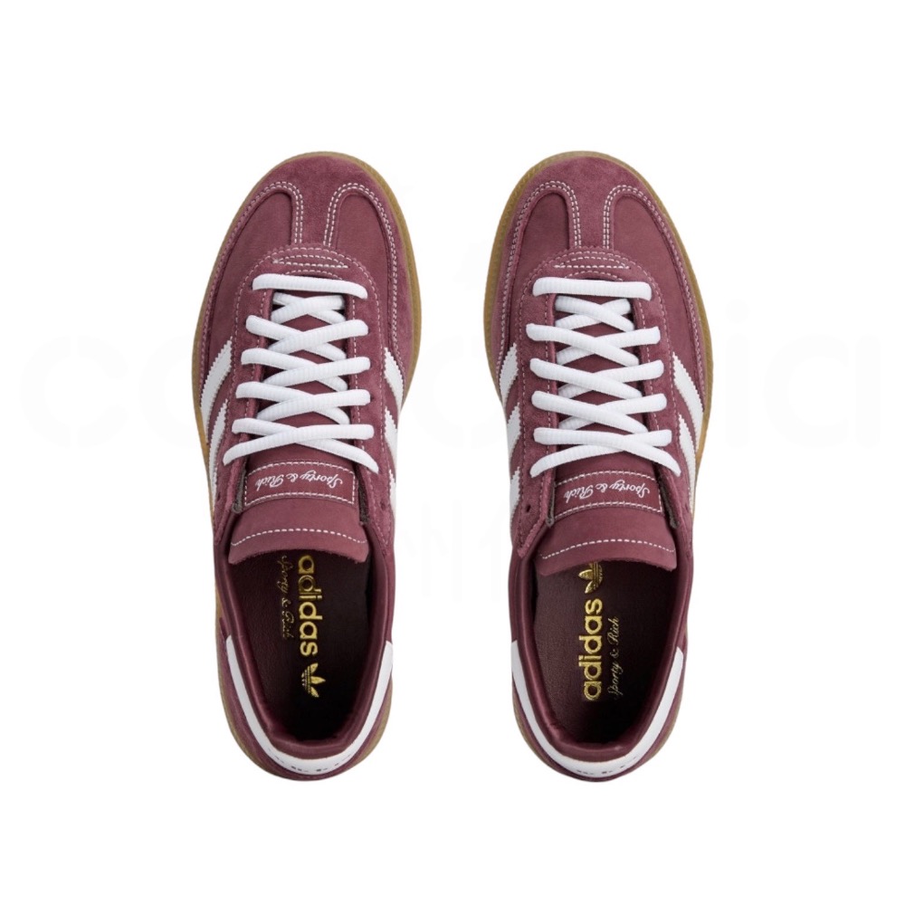 👟adidas HANDBALL SPEZIAL SPORTY & RICH 聯名款休閒鞋 紅白色｜酒紅色｜白色｜焦糖-細節圖9
