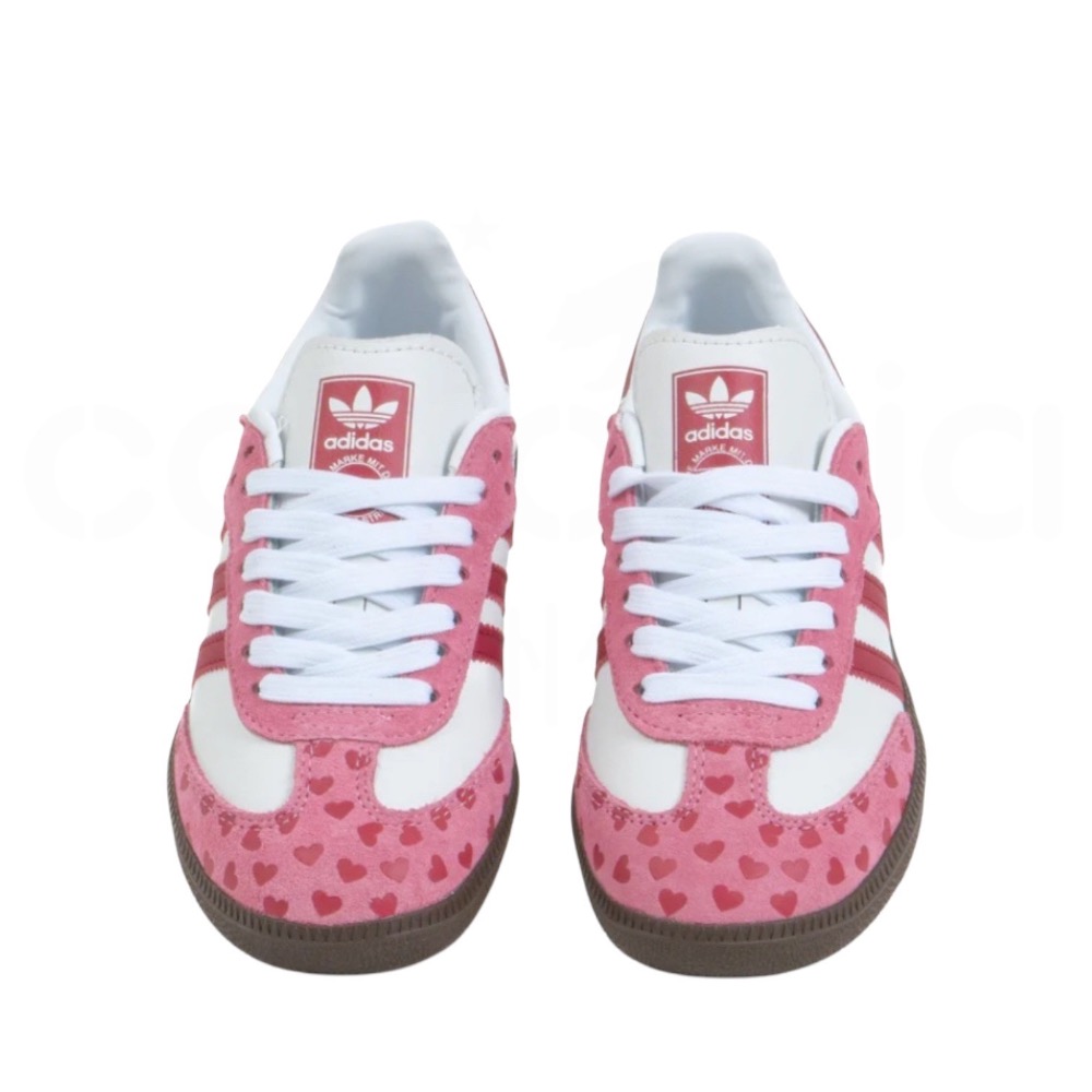 👟adidas Samba X COMME DES GARCONS CDG川久保玲聯名款 ｜休閒鞋 ｜紅白粉色｜紅色｜-細節圖9