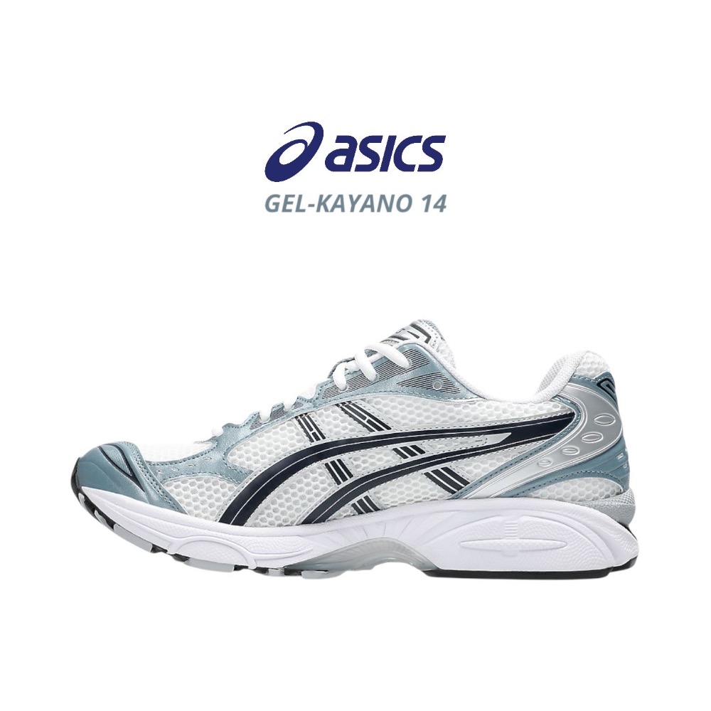 👟ASICS GEL-KAYANO 14休閒鞋 灰綠色｜銀色｜黑色｜白色｜皮革 男女通用鞋款-細節圖8