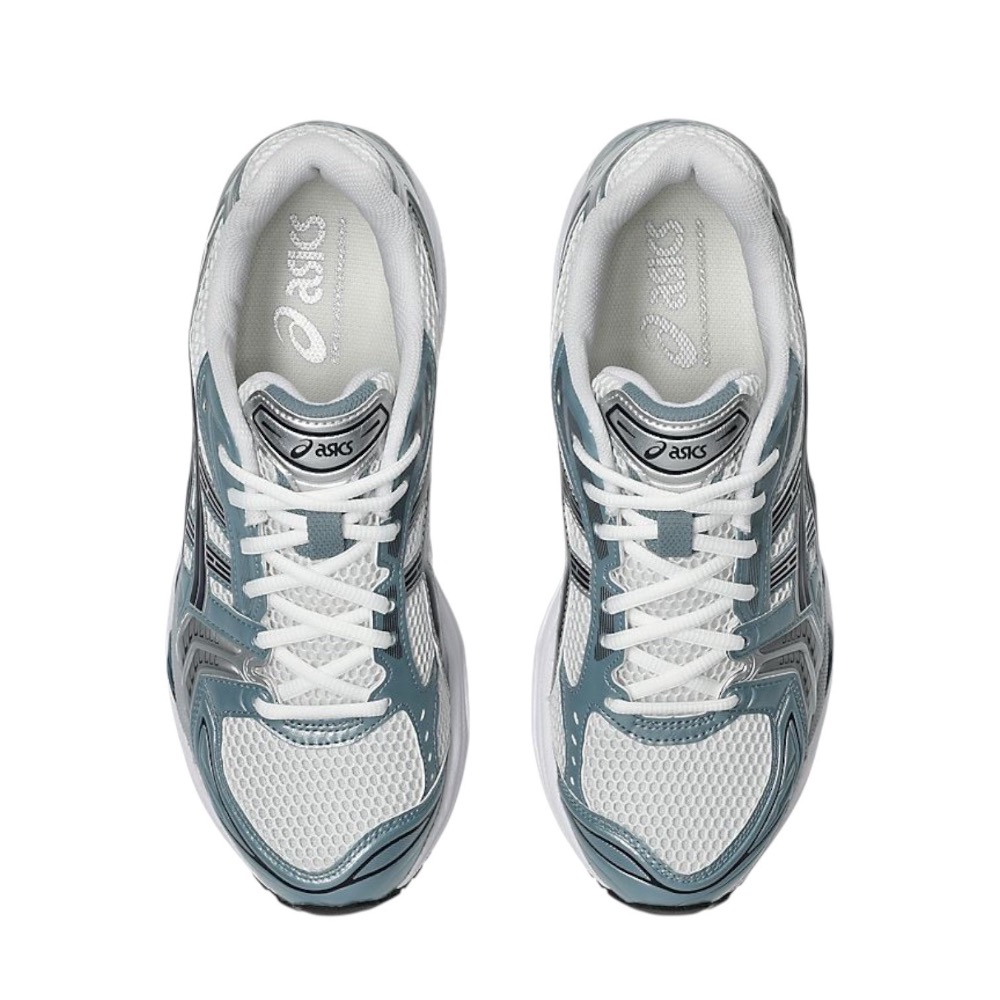 👟ASICS GEL-KAYANO 14休閒鞋 灰綠色｜銀色｜黑色｜白色｜皮革 男女通用鞋款-細節圖10