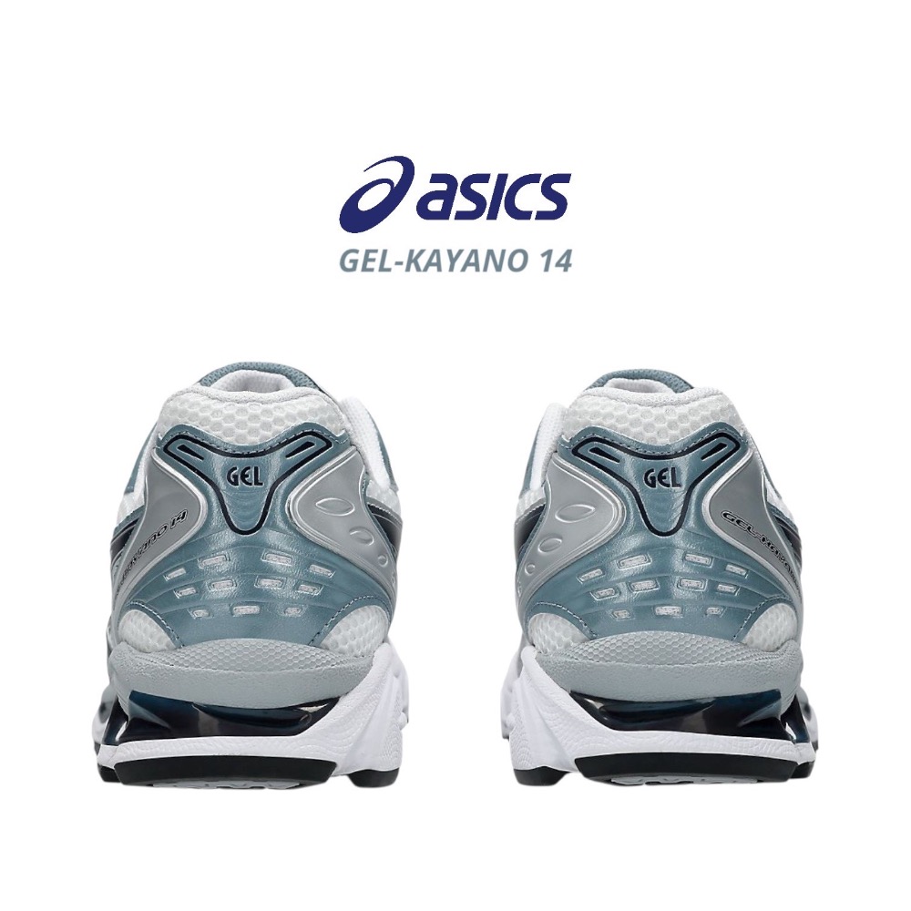 👟ASICS GEL-KAYANO 14休閒鞋 灰綠色｜銀色｜黑色｜白色｜皮革 男女通用鞋款-細節圖11
