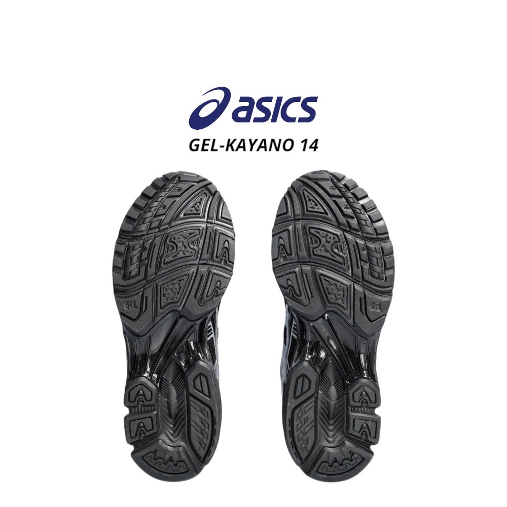 👟ASICS GEL-KAYANO 14休閒鞋 黑銀色｜黑色｜銀色｜皮革｜網眼 男女通用鞋款-細節圖10