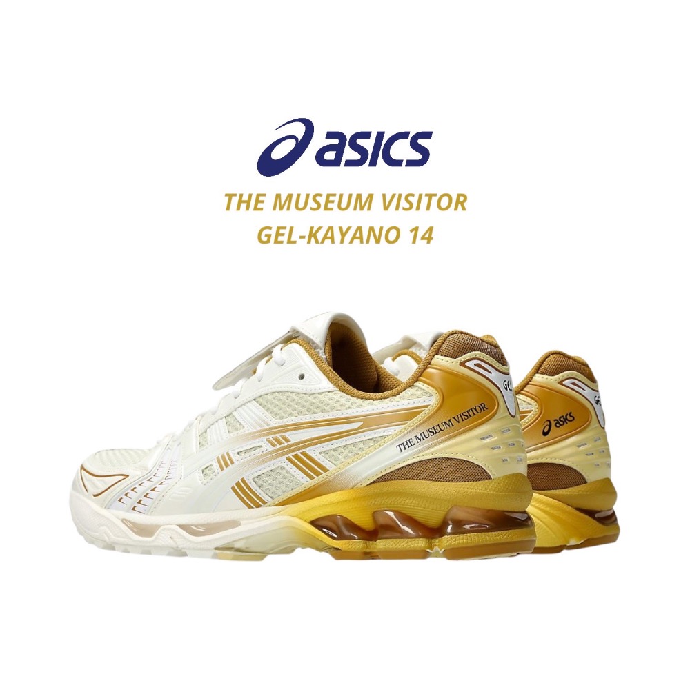 👟 ASICS GEL-KAYANO 14 x THE MUSEUM VISITOR 聯名款休閒鞋 白金色｜白金漸層色-細節圖7