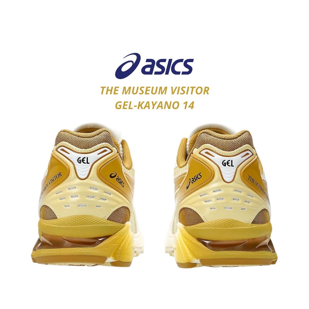 👟 ASICS GEL-KAYANO 14 x THE MUSEUM VISITOR 聯名款休閒鞋 白金色｜白金漸層色-細節圖10
