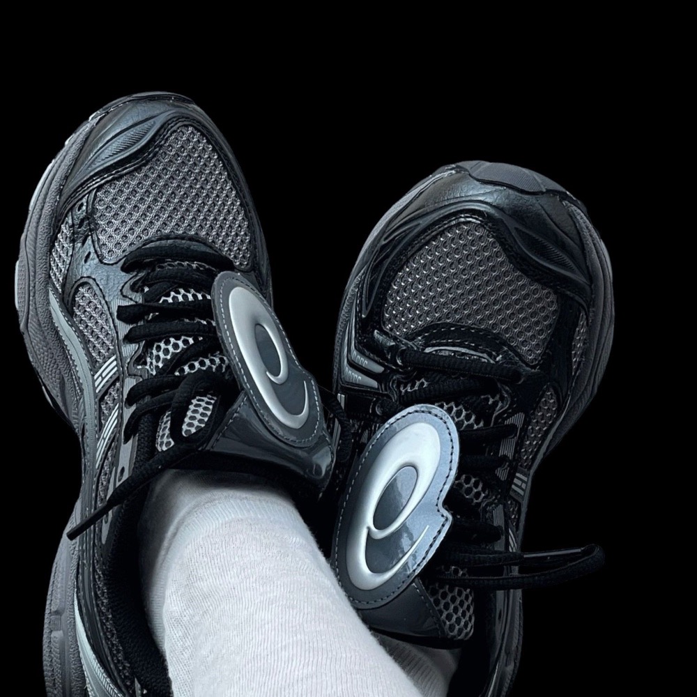 👟 ASICS GEL-KAYANO 14 x THE MUSEUM VISITO 聯名款休閒鞋 黑灰色｜黑灰漸層色｜-細節圖2