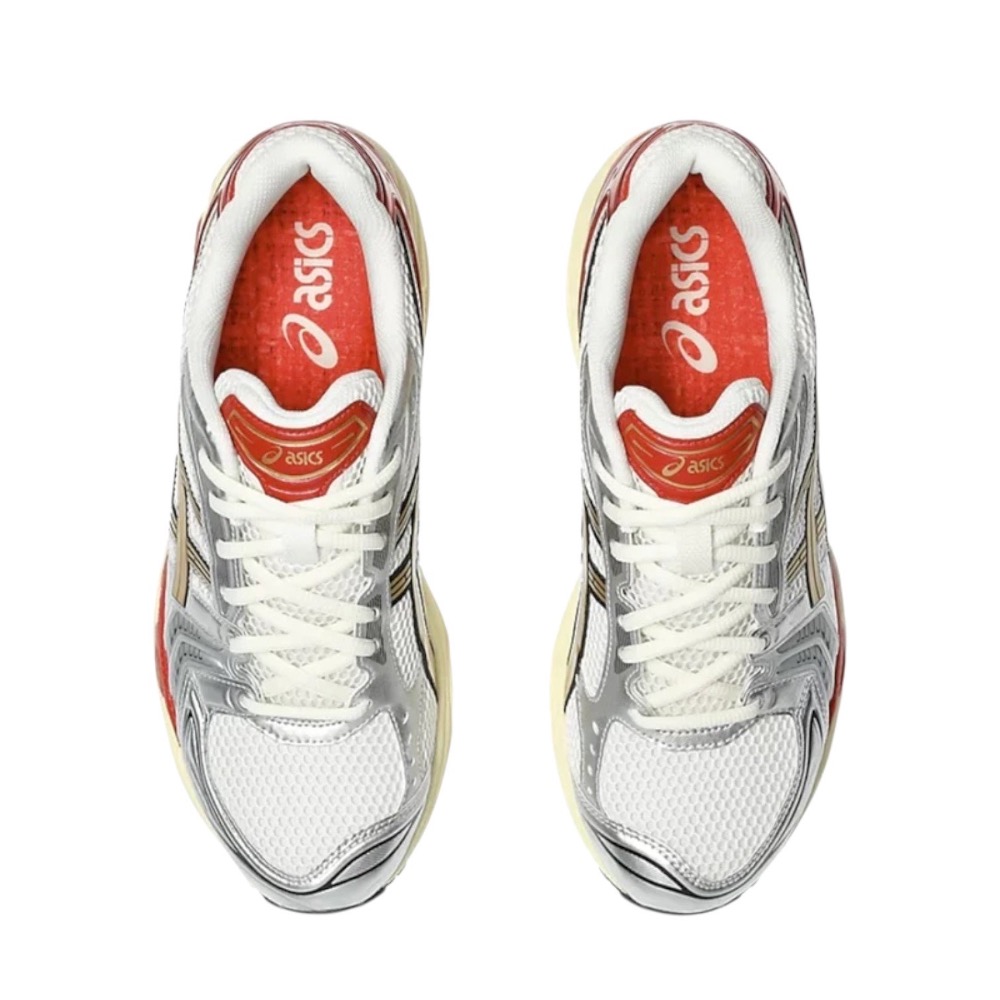 ASICS GEL-KAYANO 14 X Sneaker Politics 聯名款休閒鞋 銀紅色｜銀色｜紅色｜白色｜金-細節圖9