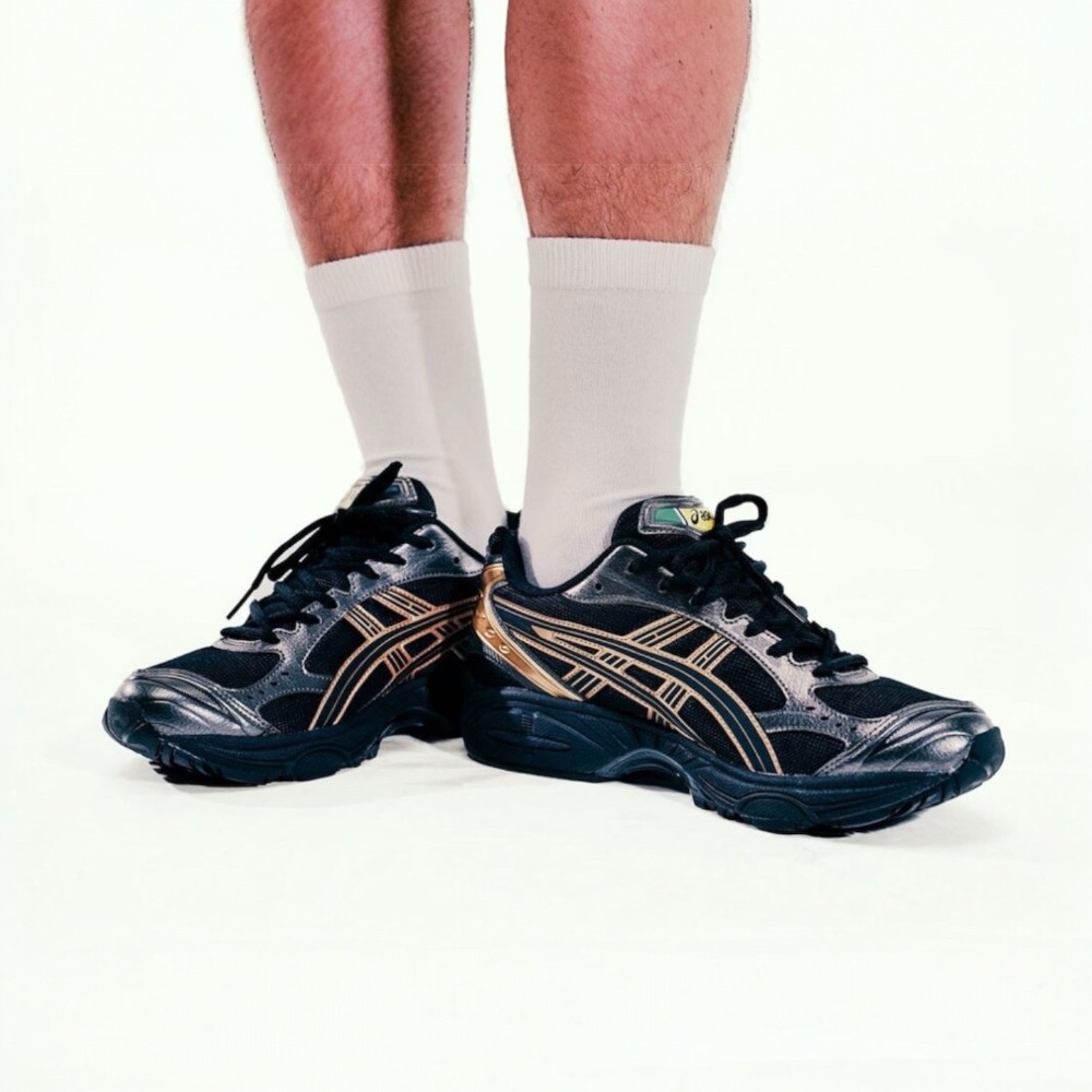 👟ASICS GEL-KAYANO 14 X Ayrton Senna艾爾頓·賽納 聯名款休閒鞋 黑金色｜黑色｜金色｜-細節圖6