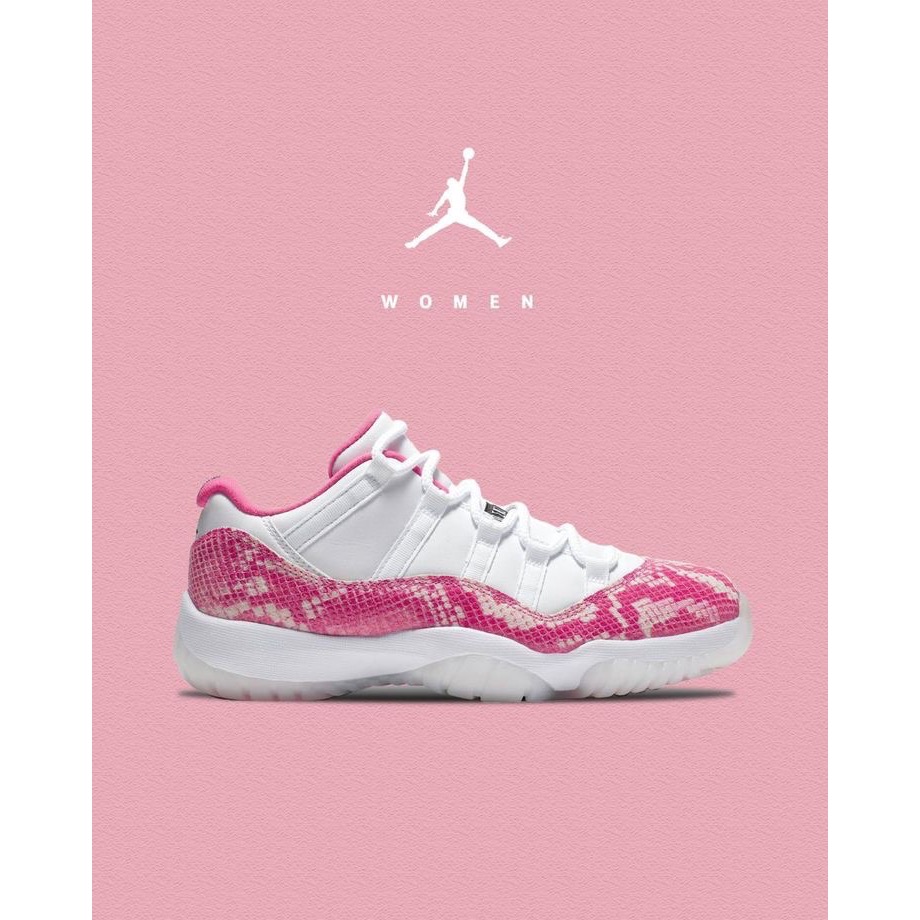 👟NIKE Wmns Air Jordan 11 Retro Low女款🏀籃球鞋｜運動鞋｜AJ11｜果凍色｜蛇皮紋｜-細節圖2