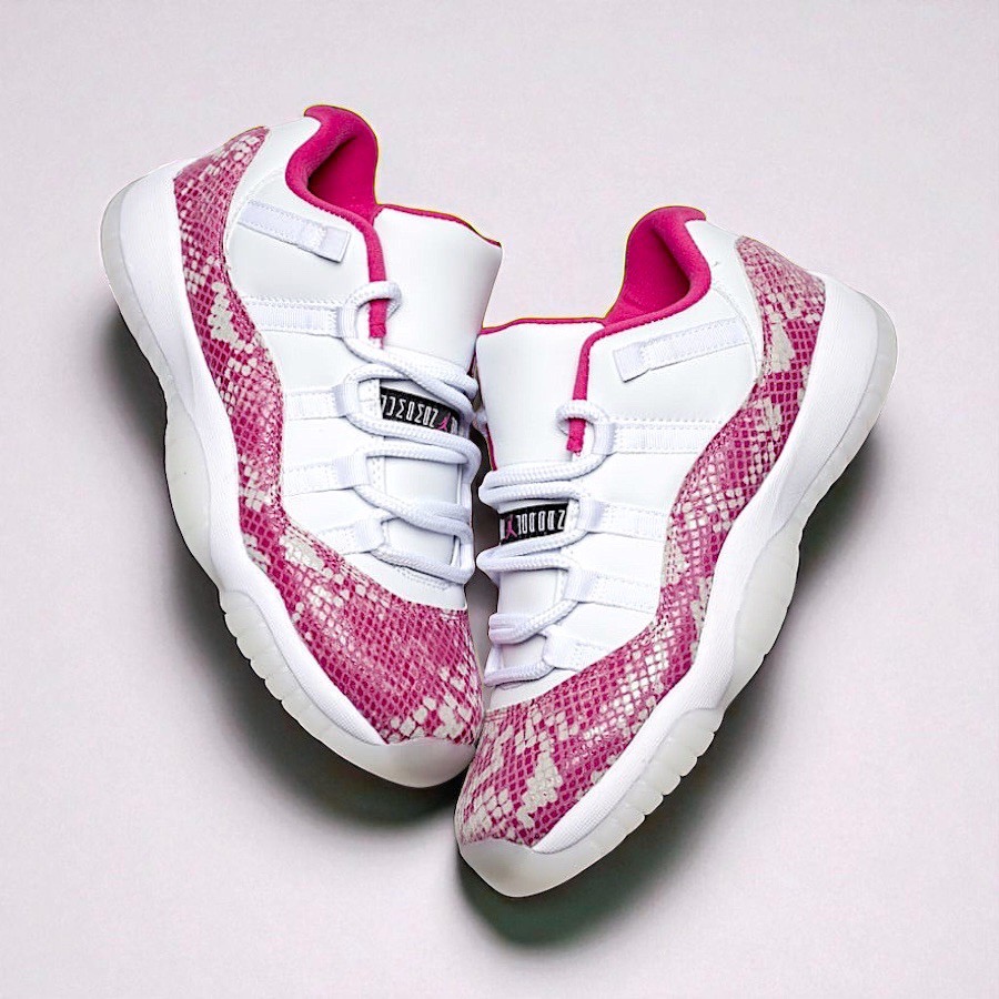 👟NIKE Wmns Air Jordan 11 Retro Low女款🏀籃球鞋｜運動鞋｜AJ11｜果凍色｜蛇皮紋｜-細節圖3