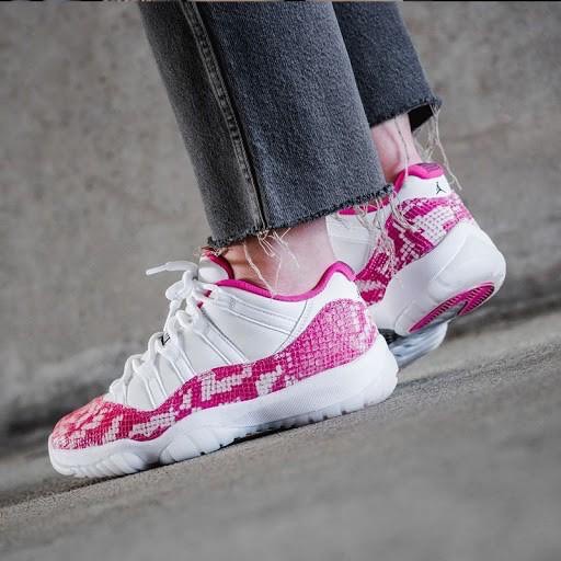 👟NIKE Wmns Air Jordan 11 Retro Low女款🏀籃球鞋｜運動鞋｜AJ11｜果凍色｜蛇皮紋｜-細節圖4