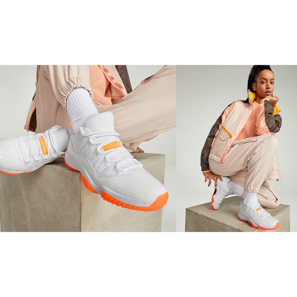 👟NIKE Wmns Air Jordan 11 Retro Low女款🏀籃球鞋｜運動鞋｜AJ11｜果凍色｜蛇皮紋｜-細節圖5