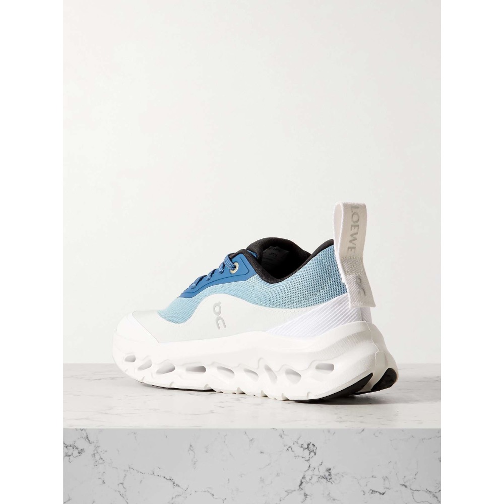 👟LOEWE x On昂跑聯名Running Cloudtilt 2.0 Blue White彈力再生針織鞋｜聯乘｜雲-細節圖4