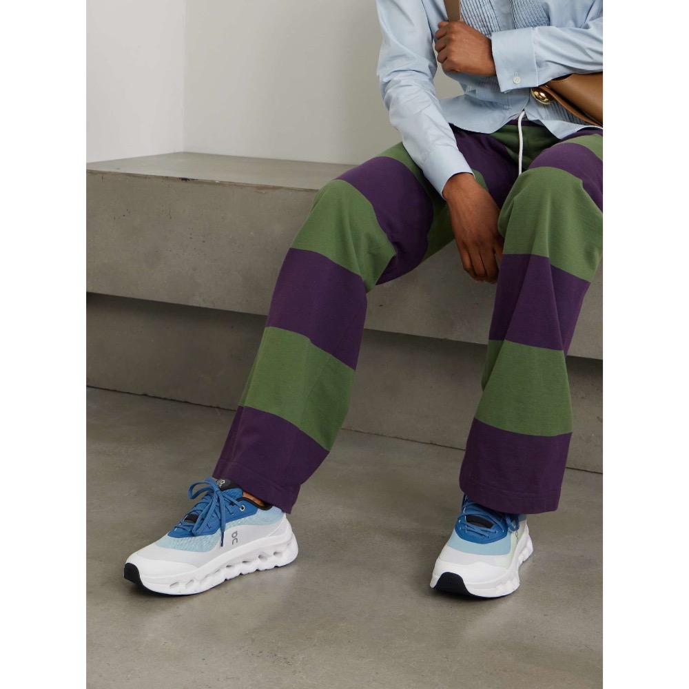 👟LOEWE x On昂跑聯名Running Cloudtilt 2.0 Blue White彈力再生針織鞋｜聯乘｜雲-細節圖5