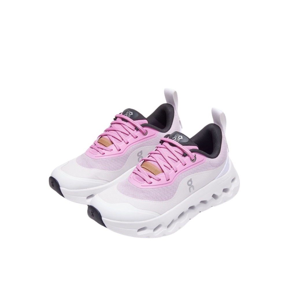 👟LOEWE x On昂跑聯名Running Cloudtilt 2.0 Rose Pink  White彈力再生針織-細節圖6
