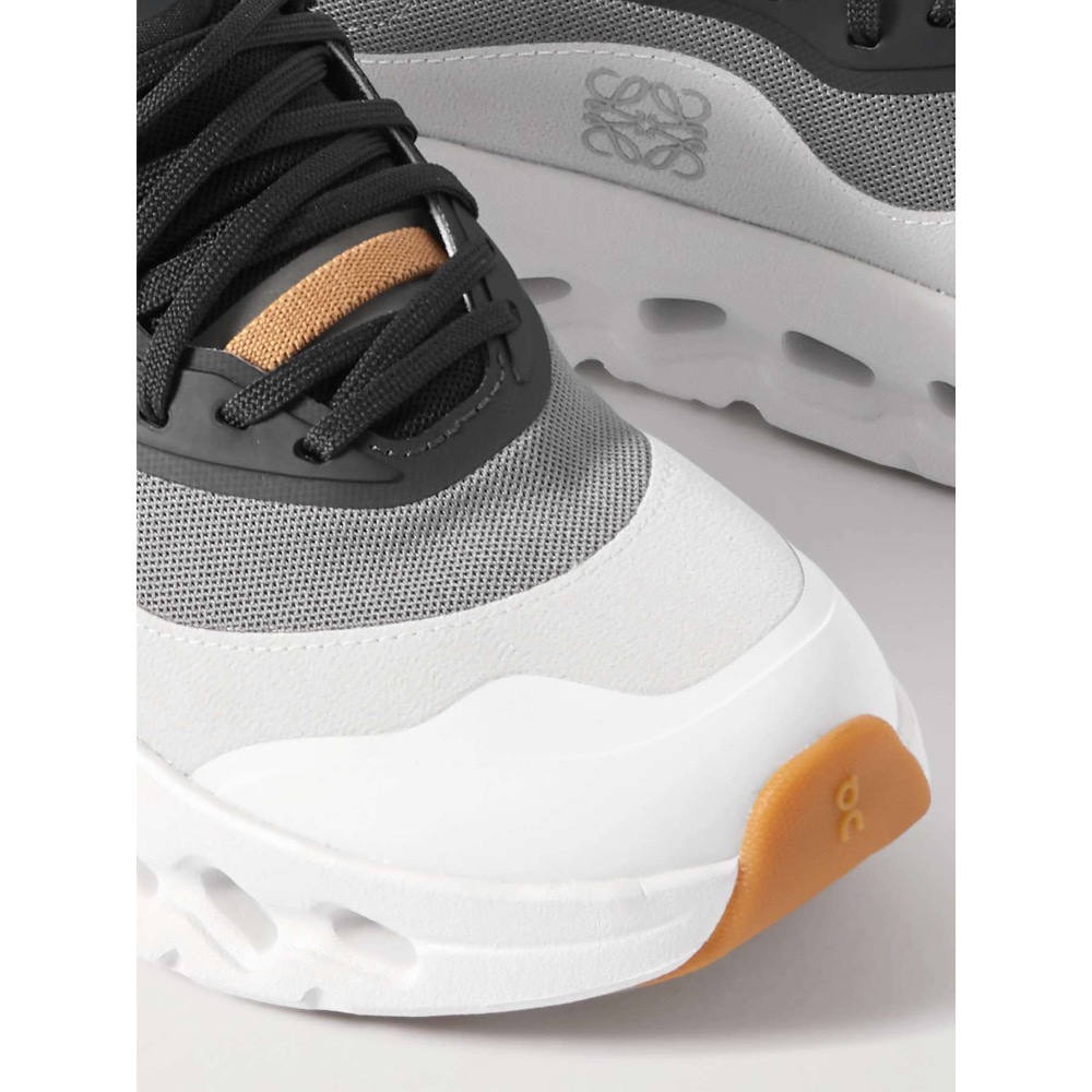 👟LOEWE x On昂跑聯名Running Cloudtilt 2.0 Black/Grey/White 彈力再生針-細節圖4