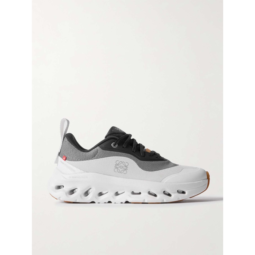 👟LOEWE x On昂跑聯名Running Cloudtilt 2.0 Black/Grey/White 彈力再生針-細節圖5