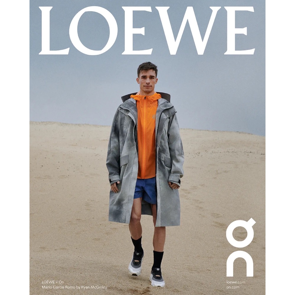 👟LOEWE x On昂跑聯名Running Cloudtilt 2.0 Black/Grey/White 彈力再生針-細節圖11