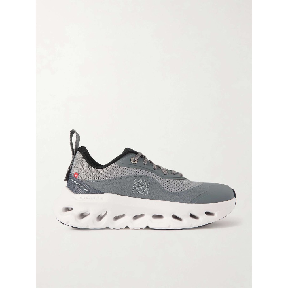 👟LOEWE x On昂跑聯名Running Cloudtilt 2.0 Grey/White 彈力再生針織鞋｜聯乘｜-細節圖6