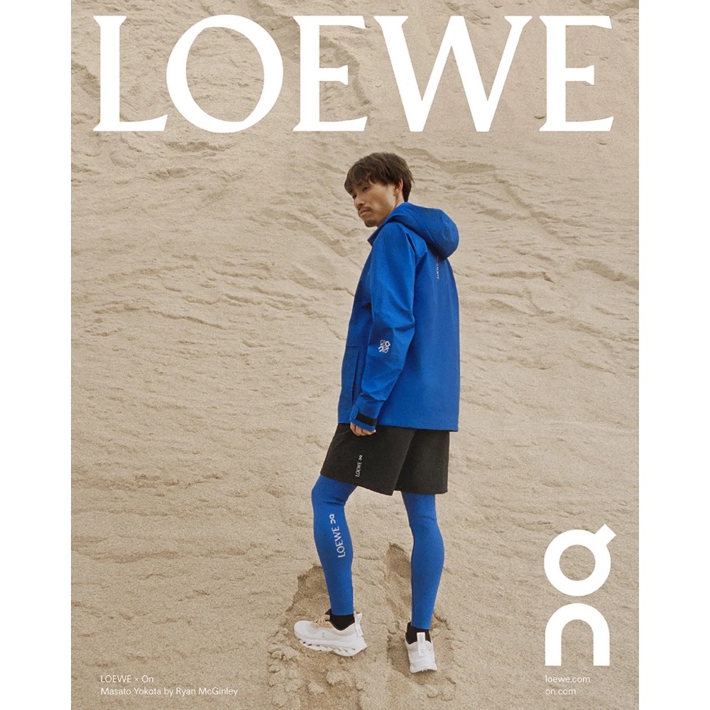 👟LOEWE x On昂跑聯名Running Cloudtilt 2.0 Tan White 彈力再生針織鞋｜聯乘｜雲-細節圖3